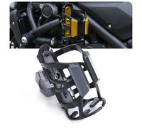 Porte Bouteille Moto pour Piaggio NRG Power 2006 2007 2008 2009 2010 2011, Réglable Rotatif Support de Boisson, Guidon-Bouteille Moto Accessoires,Titanium