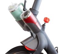 Porte-bouteille XL de rechange pour vélo Peloton original avec support de montage, design en métal noir massif, support de remplacement direct - Compatible avec YETI + Nalgene + Hydro Flask + Stanley