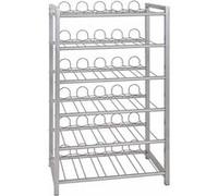 Porte Bouteilles 6 Niveaux "Akena" 90cm Argent G