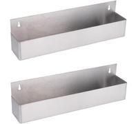 Porte Bouteilles Acier Inoxydable 56cm pour 6 Bouteilles Speed Rack Speedrack Professionnel Speedrail Rangement Étagère à Bouteilles Matériel Bar Cocktail Organisation Lot de 2