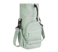 Porte-bouteilles avec sangle - Pochette de rangement pour bouteille d'eau avec poches - Pochette de rangement étanche de grande capacité, sangle réglable, équipement d'extérieur pour gym, entraînement
