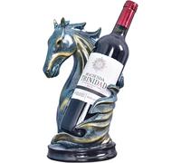 Porte-bouteilles cheval en résine décoratif pour table Vendos85