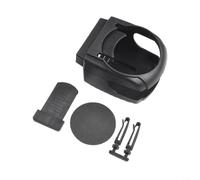 Porte-bouteilles compact en ABS pour grille d'aération de voiture, installation facile, prise en main robuste pour boissons gazeuses, boissons en conserve, noir, 8,5 x 9,5 x 5,5 cm, compatible avec