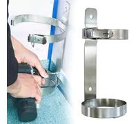 Porte-bouteilles de gaz Support Fixe pour Bouteille D'oxygène Simple, 2/2,8/4 L Montage Mural Bouteille de Gaz Support de Rangement pour Véhicules D'urgence(14.5x34cm)