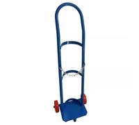 Porte-bouteilles de gaz Support Robuste pour Bouteille de Gaz Réservoir D'oxygène Mobile Support de Stockage pour Réservoir D'oxygène, D'éthanol, D'extincteur Ou D'azote Présentoir(Blue)