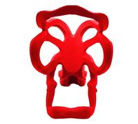 Porte-bouteilles de vin en forme de pieuvre en argent rustique, sculpture décorative pour comptoir de bar, affichage multi-pièces, design U-nique, 18 x 14 x 11 cm, idéal pour cuisine, bar ou chambre à