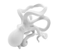 Porte-bouteilles de vin en forme de pieuvre en argent rustique, sculpture décorative pour comptoir de bar, affichage multi-pièces, design U-nique, 18 x 14 x 11 cm, idéal pour cuisine, bar ou chambre à