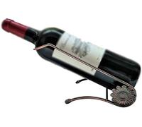 Porte-bouteilles de vin rouge, café, bar, simple en fer forgé, décoration européenne rétro, casier à vin décoratif pour comptoir de bouteille, petit porte-bouteille de vin