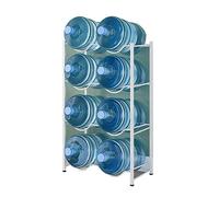 Porte-bouteilles d'eau 5 N - Double rangée empilable pour carafe d'eau Sto Solut pour la maison et le bureau