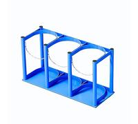 Porte-bouteilles d'oxygène - Rangement au sol pour réservoirs d'oxygène, de propane et de CO2, design durable et peu encombrant