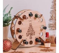 Porte-bouteilles en bois mignon et fonctionnel conçu comme un calendrier de l'Avent pour améliorer vos vacances (1)