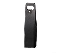 Porte-bouteilles en cuir synthétique avec un savoir-faire méticuleux, ajoutant une touche de sophistication à vos réunions (noir)