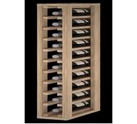 Meuble Range Bouteille de vin Série Godello en Chêne massif 10 bouteilles