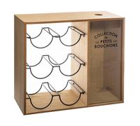 Porte-bouteilles ""Loft"" métal beige 6 bouteilles - Atmosphera createur d'interieur