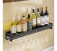 Porte-bouteilles mural en métal - Haut et pliable, idéal pour la décoration de la maison et de la cuisine, organisateur élégant pour bouteilles de vin rouge (Taille : 3) - Parfait pour les b