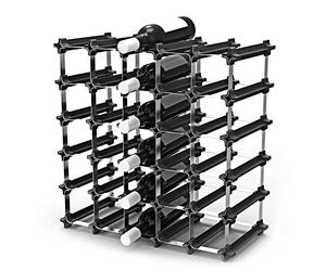 Porte-bouteilles Nook Kit Moyen de 25 - Casier à bouteilles avec un système modulaire - porte-bouteille de vin pratique