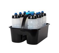 Porte-bouteilles petit modèle pro + 8 bouteilles Prestoglas 800 ml