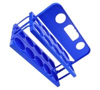 Porte-Bouteilles Pliable 10 Emplacements avec Poignée, PP Bleu | Rangement Stable, Base Solide, Identification Rapide, pour Sports D’équipe et Déplacements