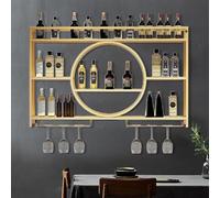 Porte-Bouteilles pour Bars, Porte-Bouteilles autoportant pour Le Stockage du vin, du Whisky et des liqueurs, idéal pour Le réfrigérateur, l’Armoire ou l’unité d’Angle