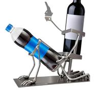 Porte-Bouteilles - Présentation de Flacons de Vin pour Comptoir | Organisateur et Présentoir en Forme de Crâne Squelette Amusant pour Maison Cuisine Bar Comptoir Table Étagère Bureau