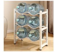 Porte-Bouteilles Robuste pour Cinq Bouteilles d'eau, Support de Refroidissement en Acier, adapté à Une Utilisation au Bureau et à la Maison, Support de Rangement Peu encombrant avec Pieds en