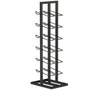 Porte-bouteilles x 12 range-bouteilles métal noir