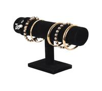 Porte-bracelet, Organisateur de Bracelet, Porte-bracelets en T pour Femme, Présentoir de Bracelet à Vendre, Organisateur de Bijoux, Support de Montre pour Exposition, Accessoires de Bijoux (Noir)