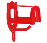 KERBL Porte-Bridon en Meatal pour Cheval Rouge