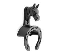 Porte-bride équitation tête de cheval Umbria Equitazione Noir TU