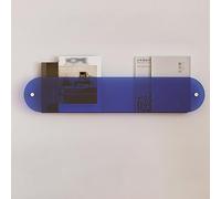 Porte-brochures en acrylique, Porte-brochures en acrylique for magazines, montage mural, deux options de, multicolore, 40-120cm(Blue,L 60cm/23.6in)