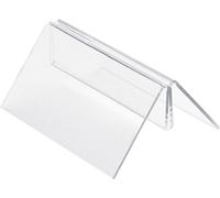 porte-brochures et porte-cartes deflecto transparent