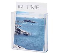 Helit Porte-brochures mural 'the help wall' H2350002 Format DL (1/3 A4) transparent