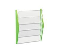 Porte-brochures mural 'the arc', A3 paysage, limette