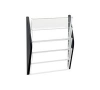 Porte-brochures mural 'the arc', A3 paysage, noir