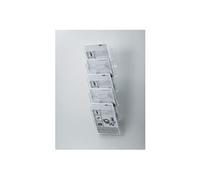 Porte-brochures mural 'the grid wall', transparent