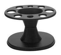 Porte-brosse à cheveux 8, 4x5, 6 pouce 8 fentes Round Hair Brush Solder Organisateur de peigne stable lisse et robuste pour commode, vanité, salon.