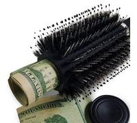 Porte-brosse à cheveux, cachette secrète - récipient de distraction réutilisable compartiment secret portable, caché ministère des finances pour la maison, le studio, les voyages