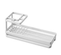 Porte-Brosse à Dents avec Drainage Métal Antirouille 4 Fentes avec Drainage