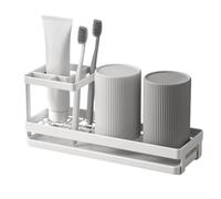 Porte-Brosse à Dents avec Drainage Support de Rangement en métal