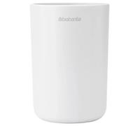 Porte brosse à dents avec séparateur effet grès blanc Renew Brabantia