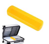 Porte-brosse à dents de voyage, porte-médias pour la brosse à dents Voyage - Conteneur à brosse portable - de brosse à dents étanche pour l'utilisation du voyage en camping vanité de sac, Orange