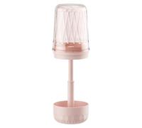 Porte-brosse à dents de voyage - Récipient de rangement antidérapant pour articles de toilette - Porte-brosse à dents et gobelet de rince-bouche - Pour dortoirs, hôtels, vacances, familles