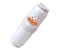 Porte-brosse à dents de voyage - Solution compacte pour stocker le dentifrice, étui portable pour brosse à dents | Tasse de rince-bouche polyvalente, récipient de dentifrice résistant aux perds, Light