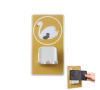 Porte-brosse à dents électrique mural | Porte-brosse à dents adhésif à motif animal mignon pour douche | Étanche sans perforation