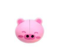 Porte-brosse à dents en forme de tête d'animal pour enfants avec deux ventouses