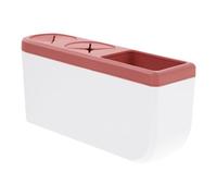 Porte-Brosse à Dents Mural à Ventouse, Support Électrique Pratique | Ps et Silicone, Acrylique Transparent, Séchage Sûr et Stable, pour Salle de Bain et Miroir