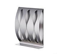 Porte-brosse à dents mural en acier inoxydable avec technologie d'aspiration pour comptoir de salle de bain ou carrelage (trois trous)