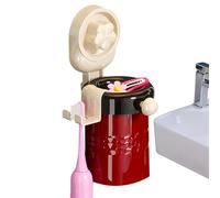 Porte-brosse à dents mural sans perçage ventouse magnétique | Pas de perçage tasse de brosse à dents pour carrelage étagère en verre miroir décor voyage bureau maison travail