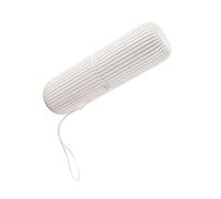 Porte-Brosse à Dents Portable, Boîte de Rangement de Brosse à Dents de Voyage Anti-poussière avec Interrupteur en Mosaïque pour Un Usage Domestique (Grey)