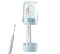 Porte-Brosse À Dents Portable | Boîtier de Transport Léger et Compact pour Brosse à Dents | Trousse de Toilette Léger Imperméable Multifonctionnel pour Vacances - Organisation Salle de Bain Hôtel et H